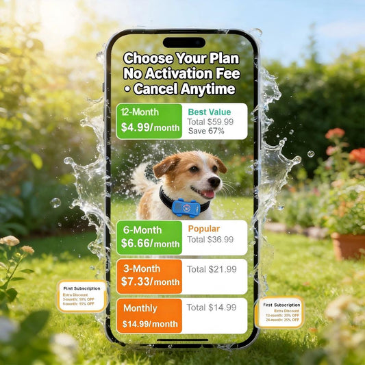 Dog GPS Tracker — Real-Time Anti-Lost Collar Tracker with Geofence & Flash Alert