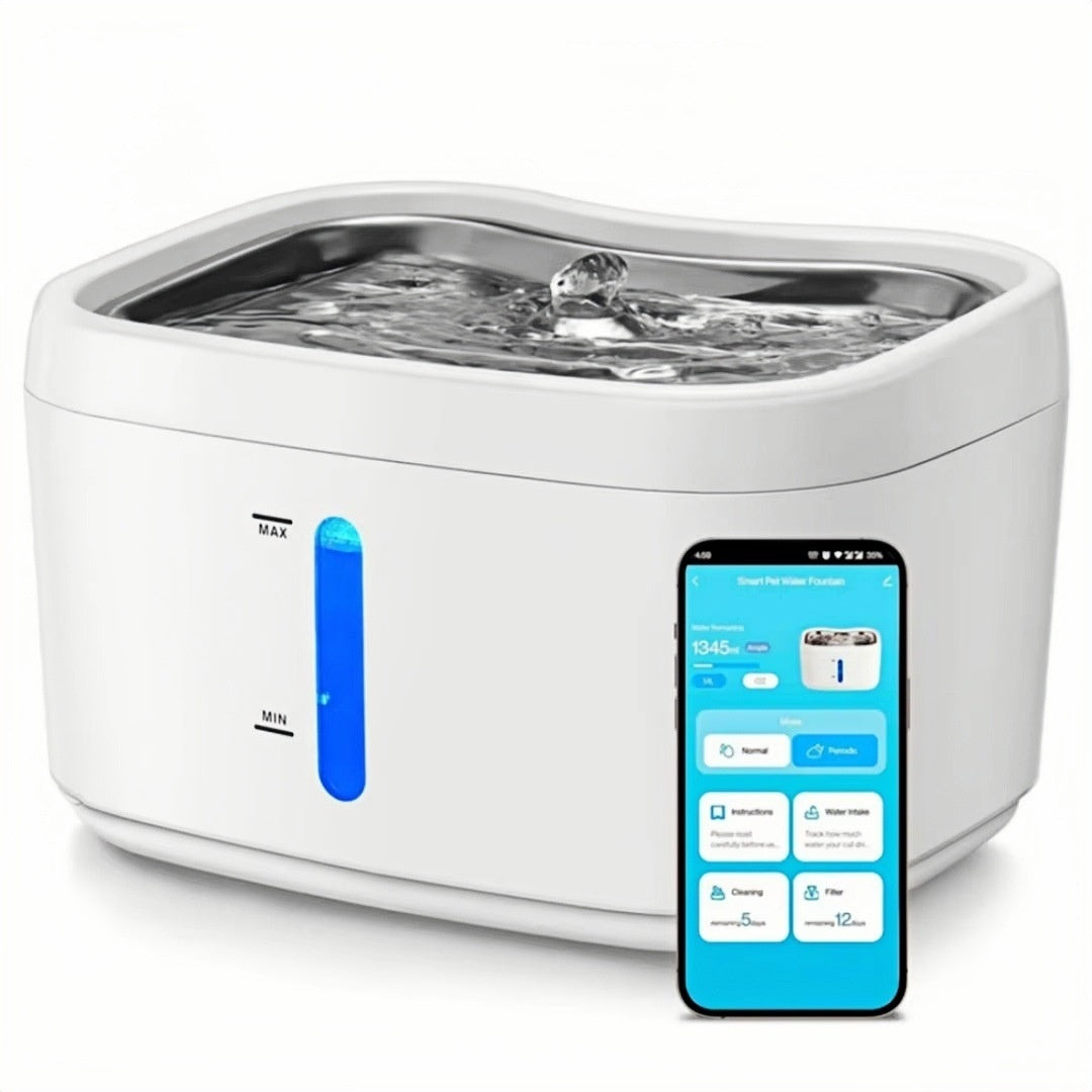 Smart Cat Water Fountain — Motion-Sensor Wireless, Silent Pump