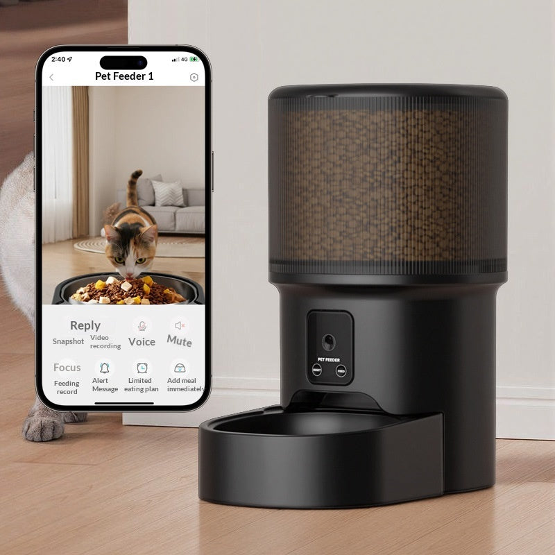 Smart Pet Feeder — Timed Auto Feeder with Remote Voice Control